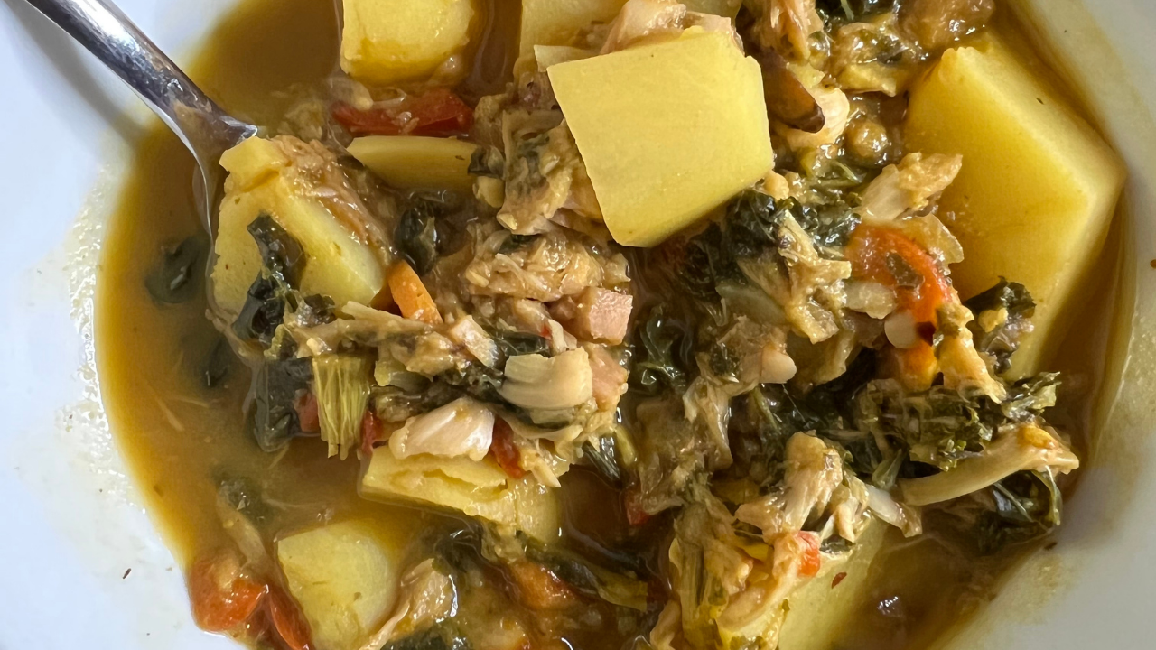 pulled jackfruit stew