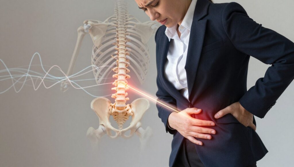hip pain causing back pain